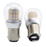 Boat Led Bulb, 3 watts - 10-30 volts BA15D - White - D25*51mm - S25-39L-BA15D-W -AZLED